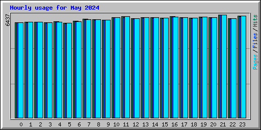 Hourly usage for May 2024